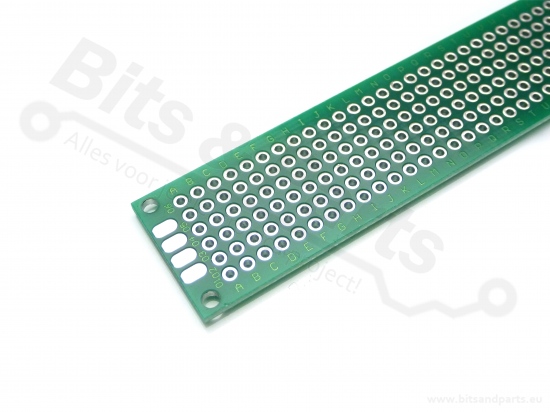 Prototyping board / PCB Fiberglass/Glasvezel (6x28gaats / 2x8cm)